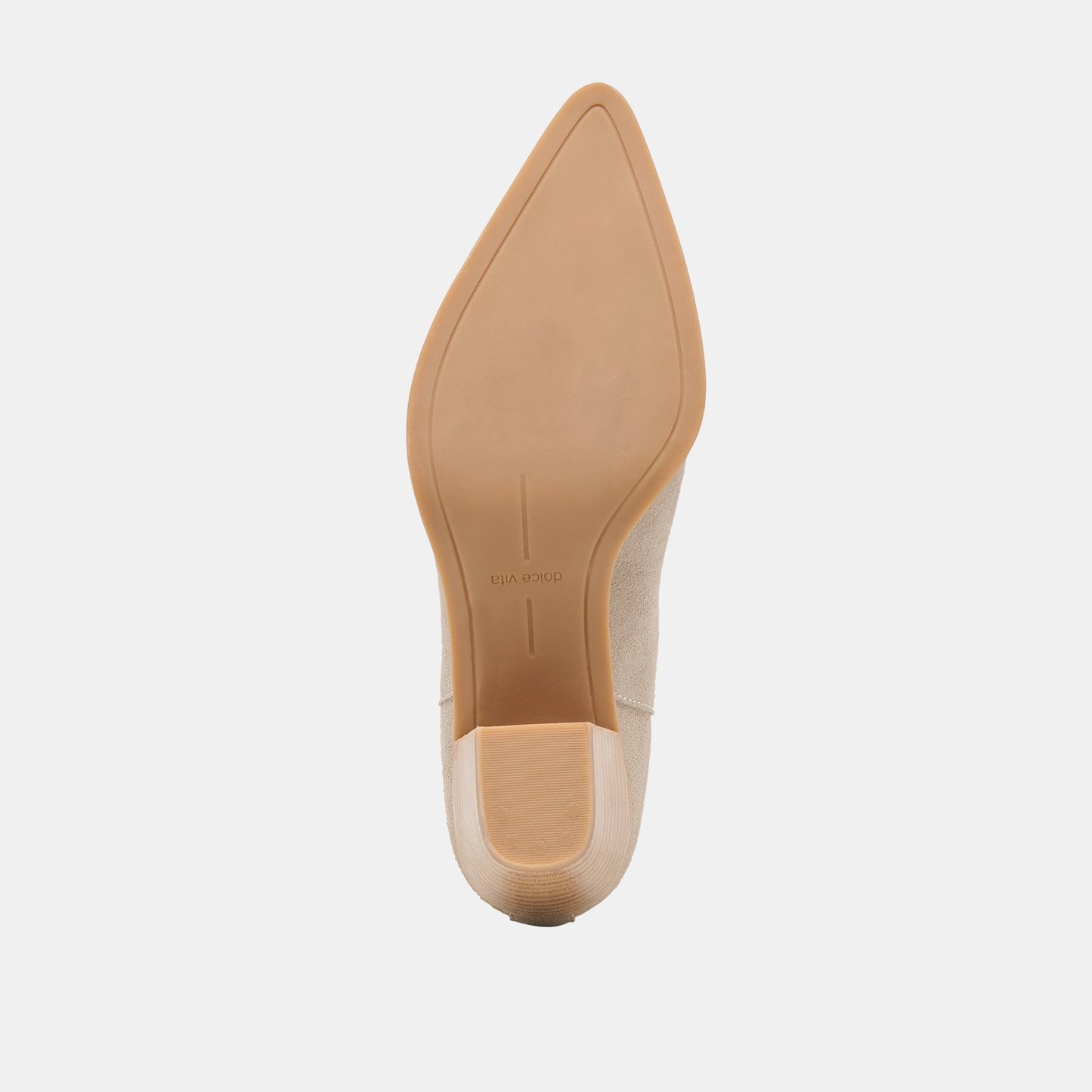 Dolce Vita Slim Taupe Suede Booties