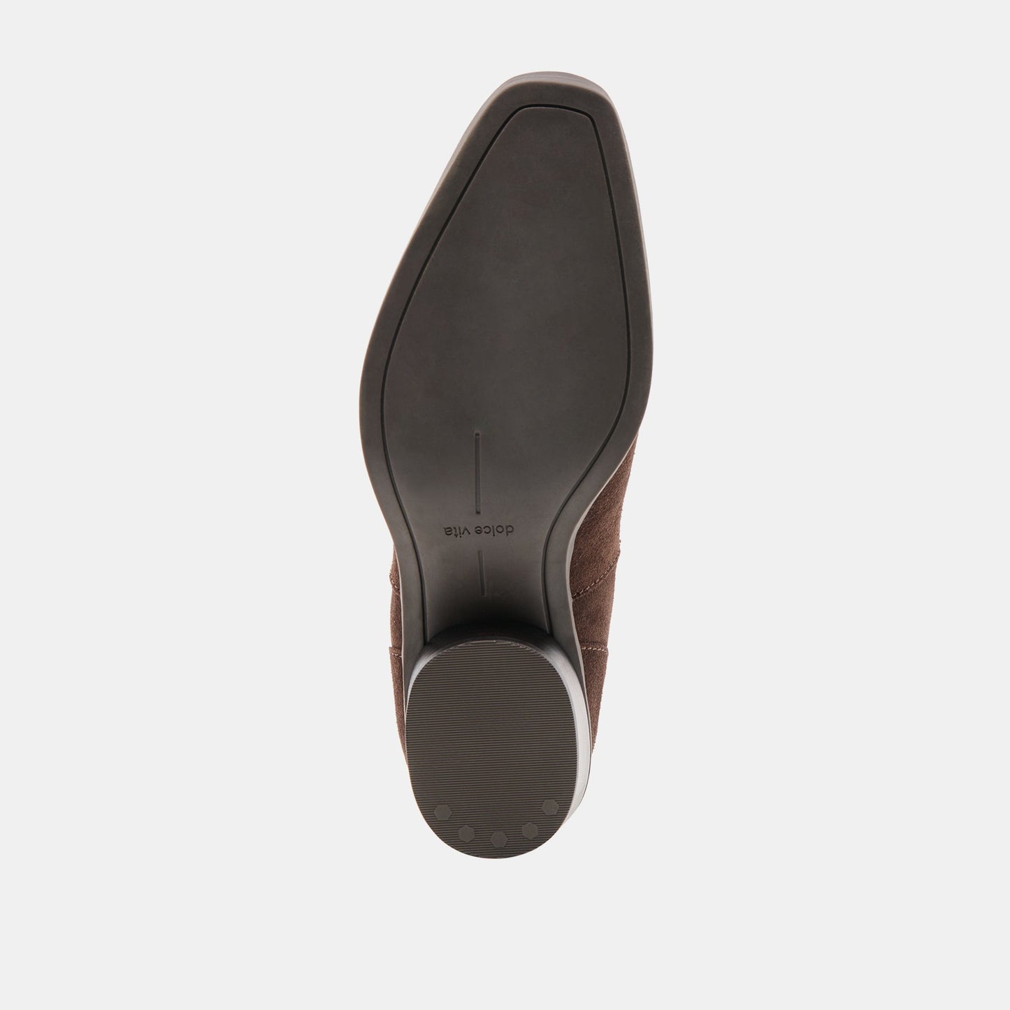 Dolce Vita Faint H2O Waterproof Dk Brown Suede Booties