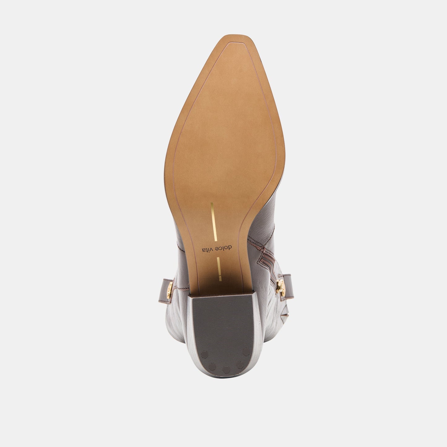 Dolce Vita Vern Chocolate Leather Wide Calf Boots