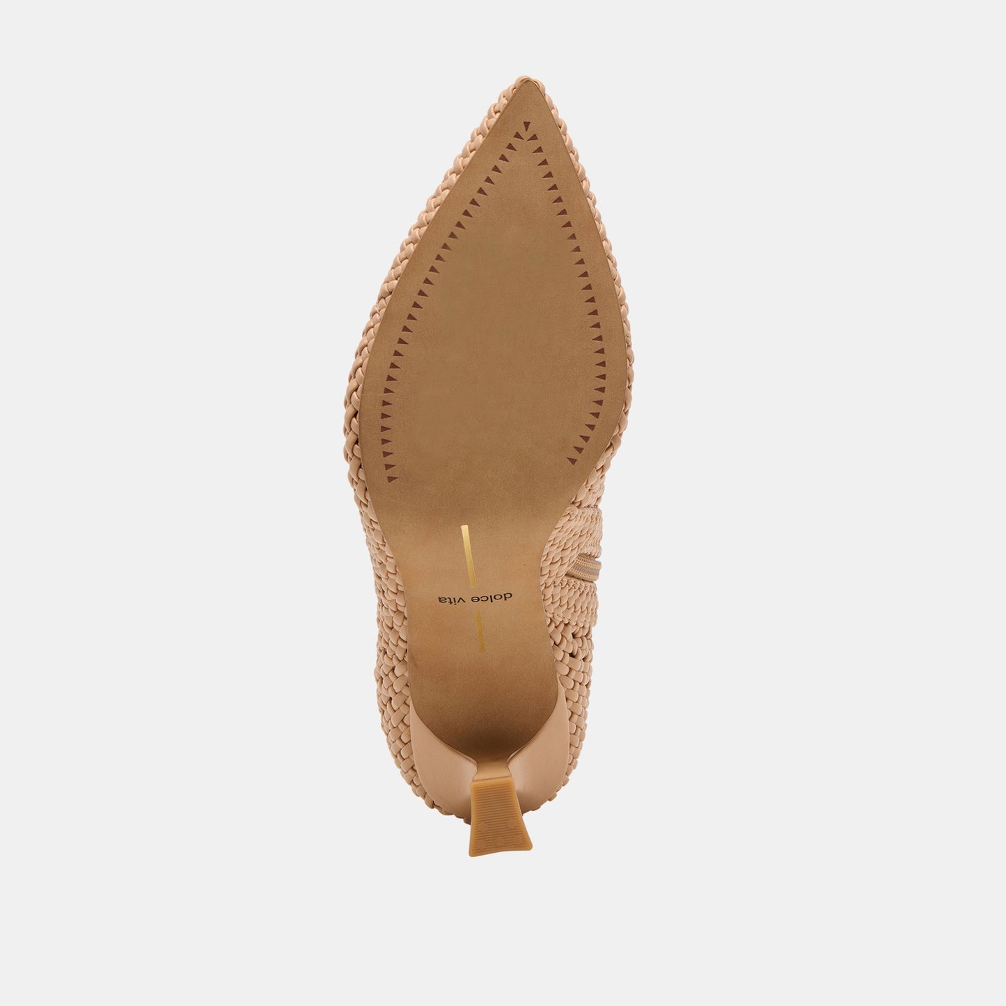 Dolce Vita Embry Lt Tan Woven Stella Booties
