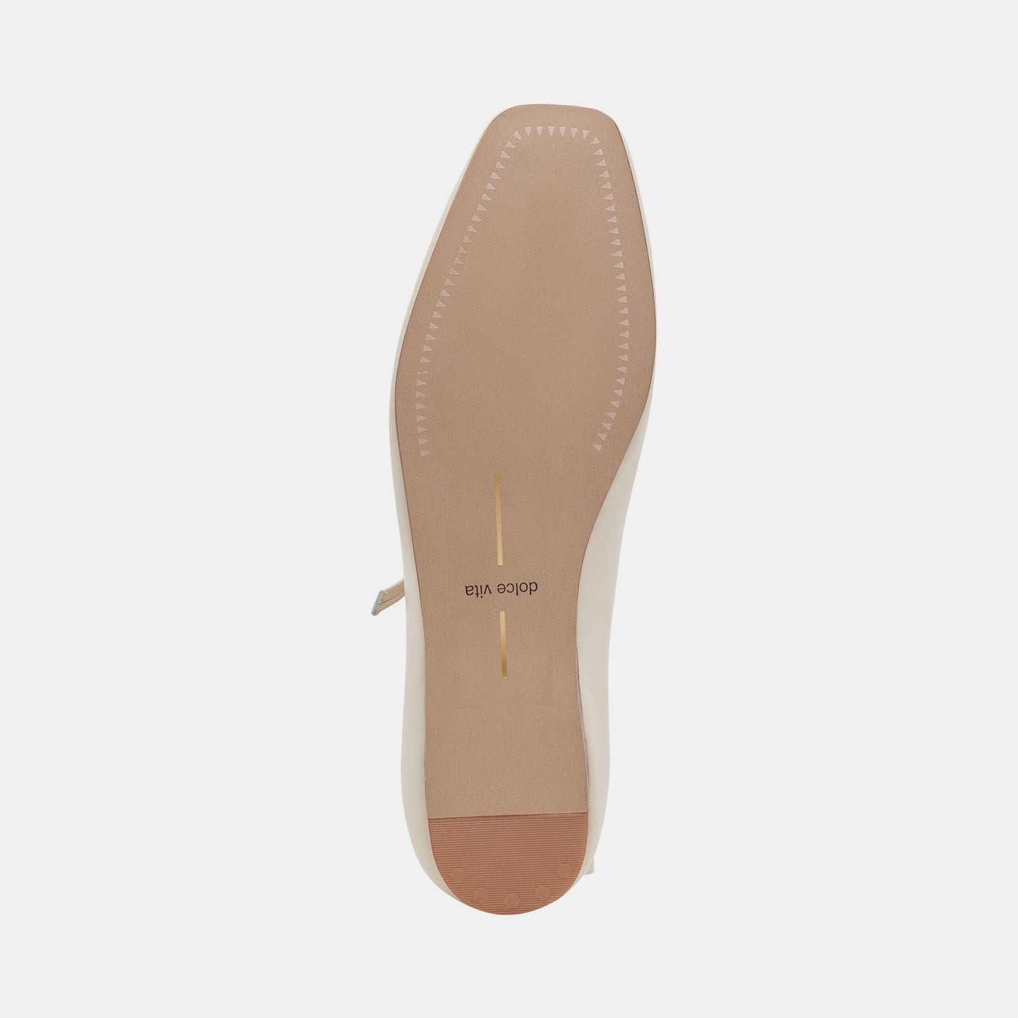 Dolce Vita Reyes Ivory Leather Ballet Flats
