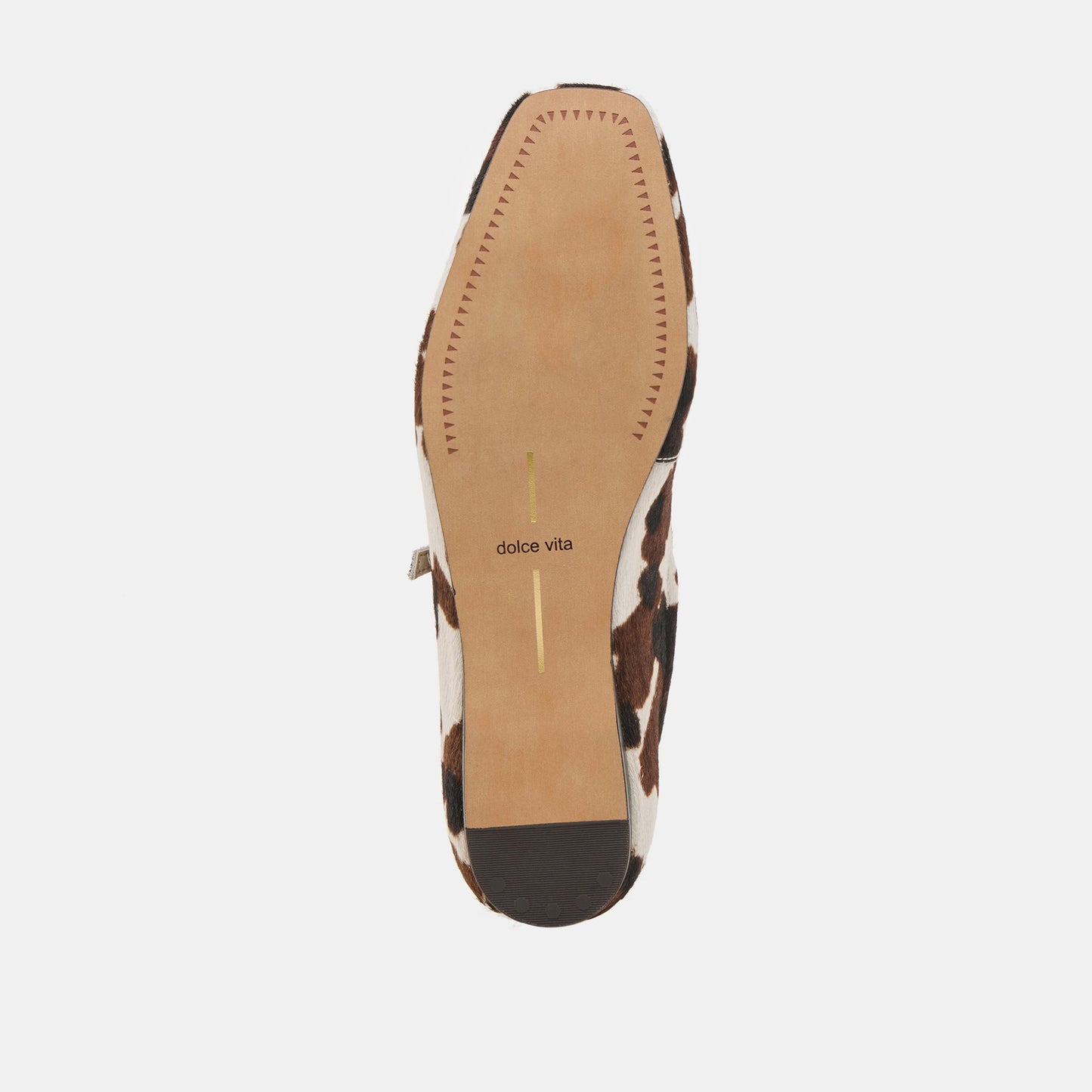Dolce Vita Reyes Cocoa Taurus Calf Hair Ballet Flats