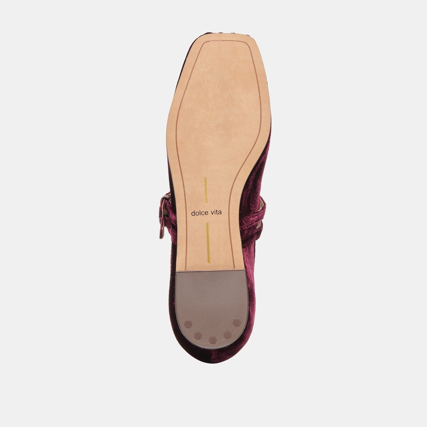 Dolce Vita Gibsen Burgundy Velvet Ballet Flats