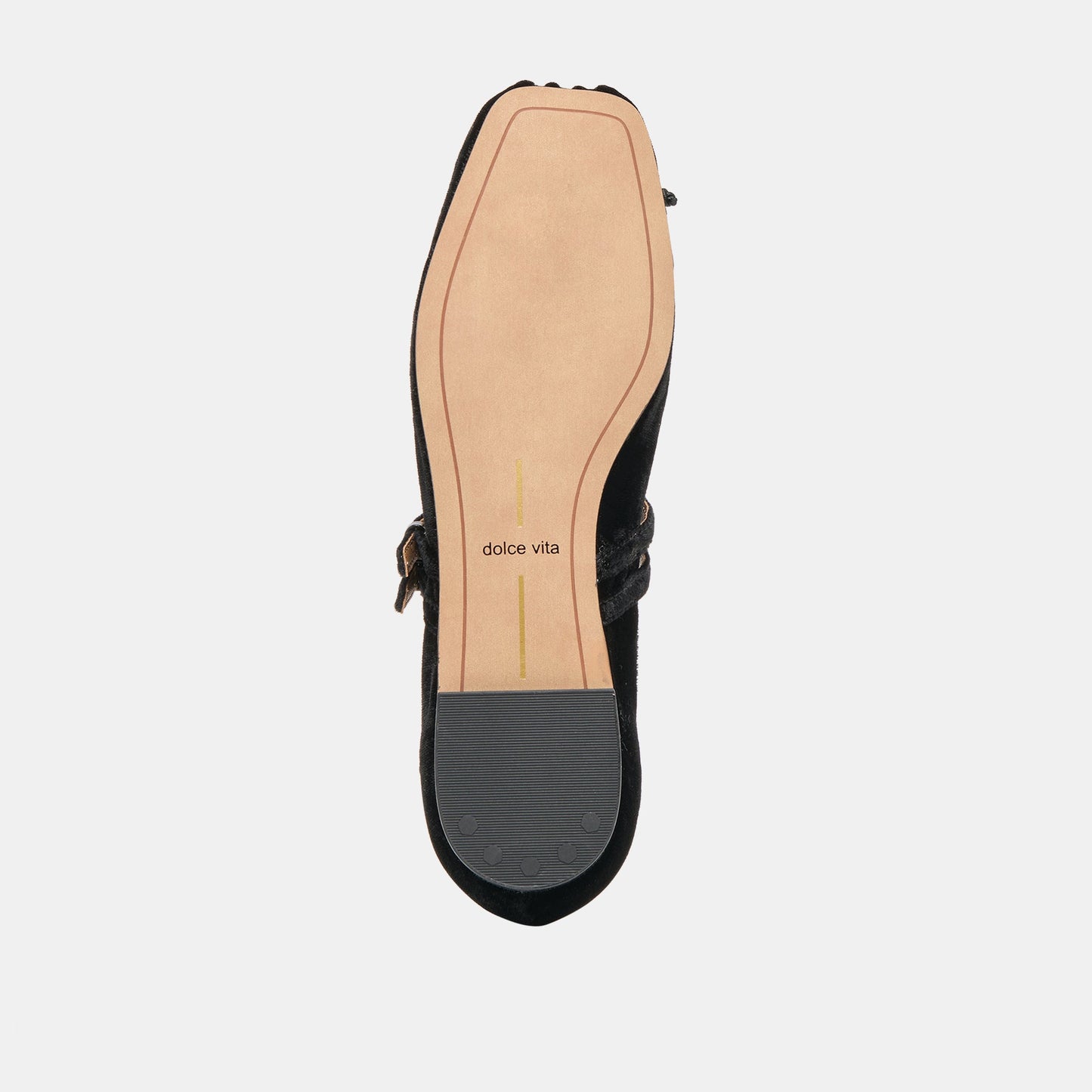 Dolce Vita Gibsen Nero Velvet Ballet Flats