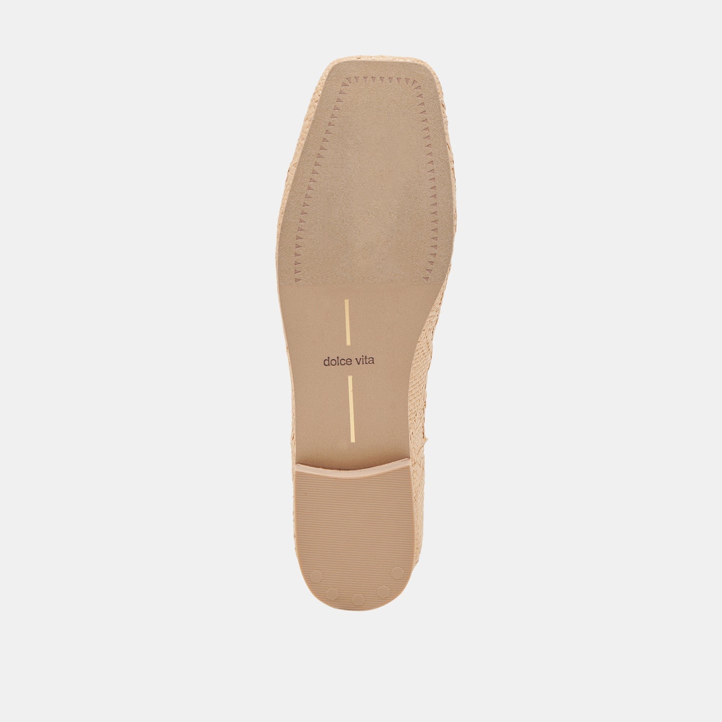 Dolce Vita ANISA BALLET FLATS LT NATURAL WOVEN RAFFIA