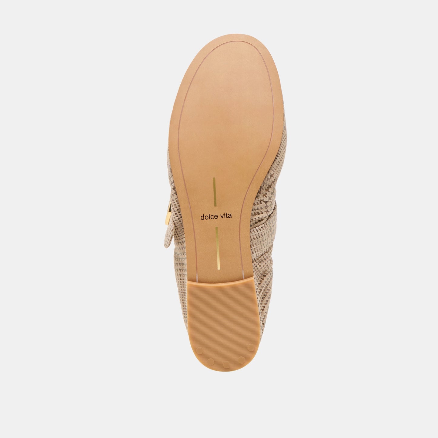 Dolce Vita Caely Herringbone Printed Suede Ballet Flats