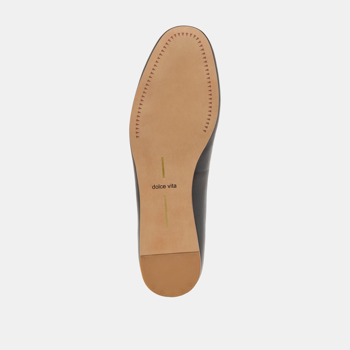 Dolce Vita Baiden Black Leather Ballet Flats