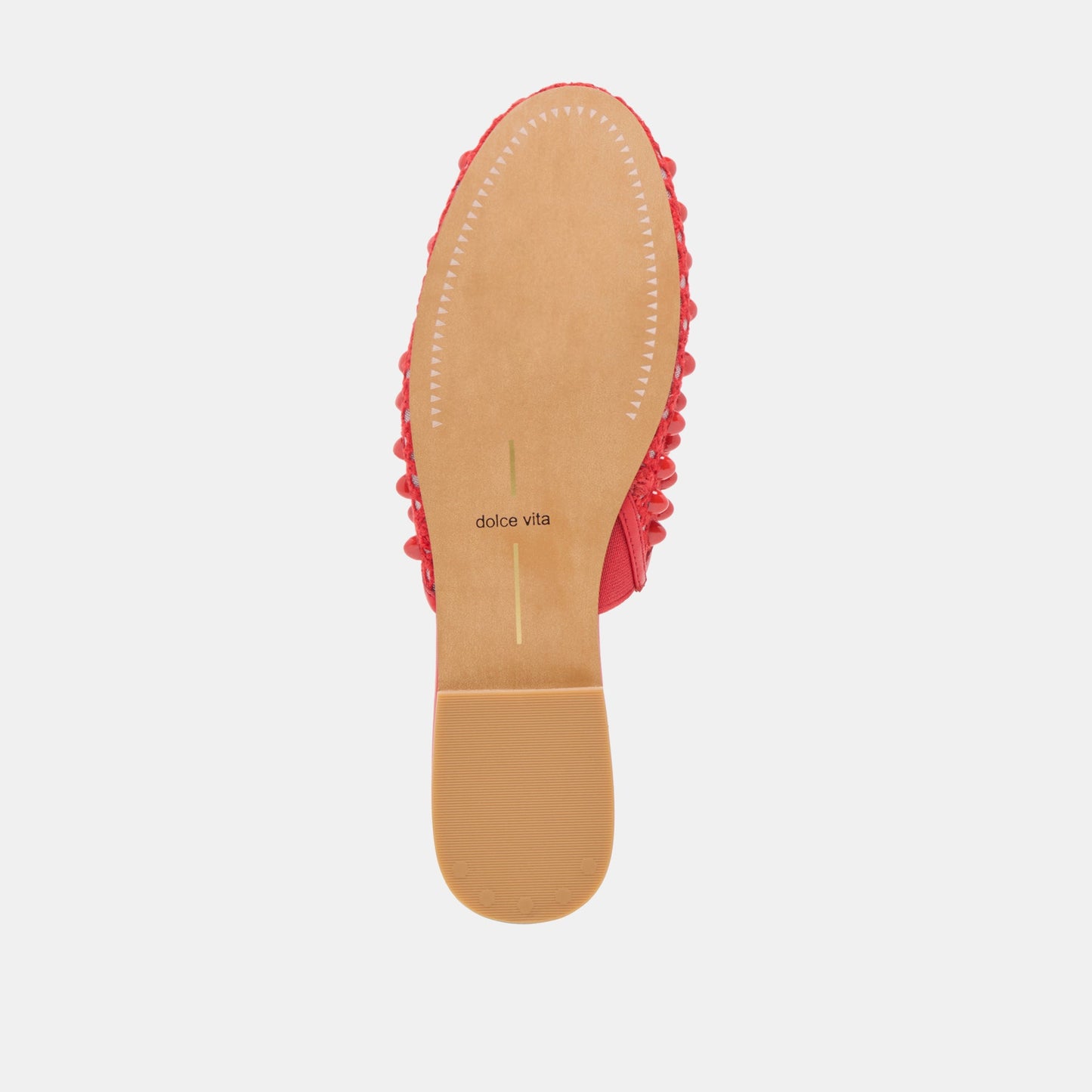 Dolce Vita Rova Bead Chili Beaded Mesh Flats