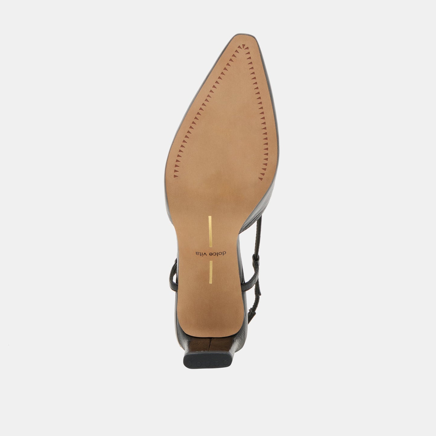 Dolce Vita Ginay Black Leather Heels