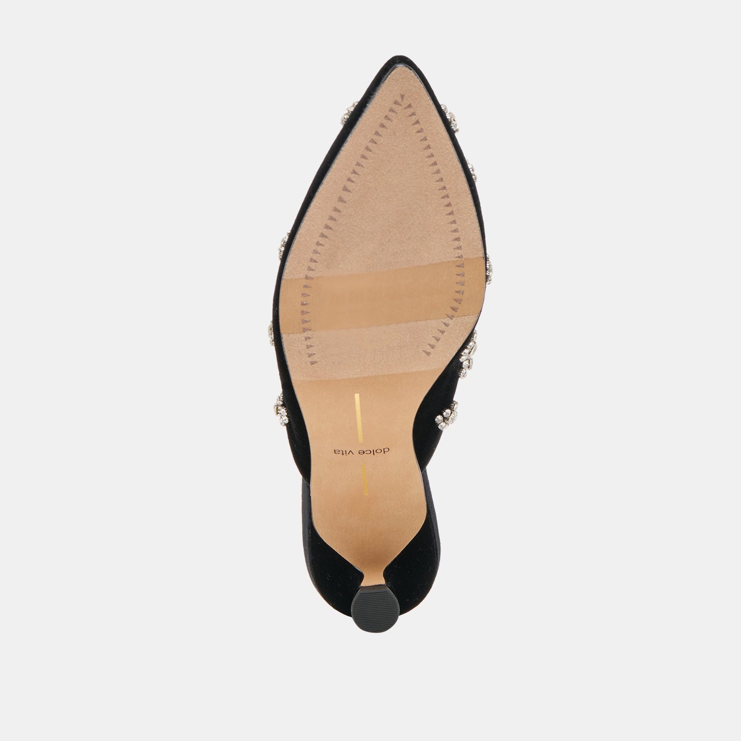 Dolce Vita Clara Nero Velvet Heels