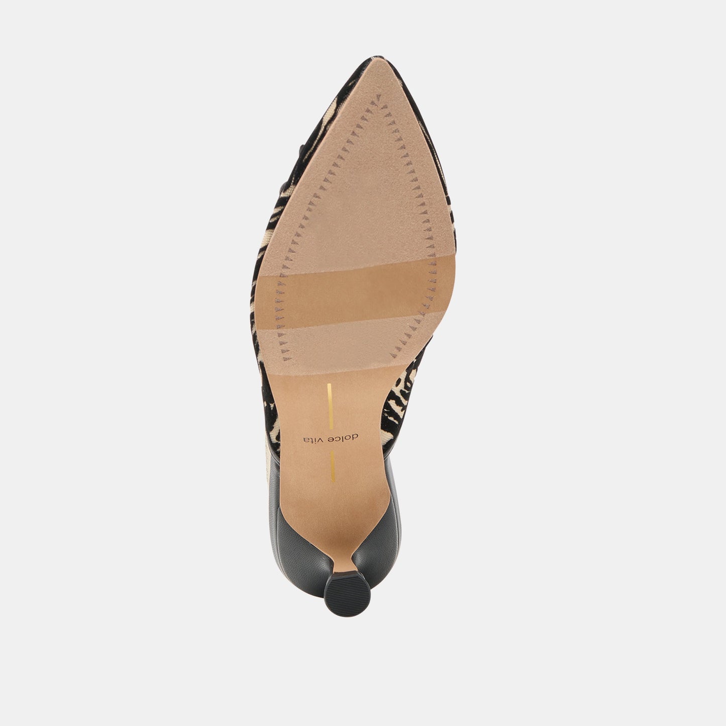 Dolce Vita Cleo Zebra Velvet Mesh Heels