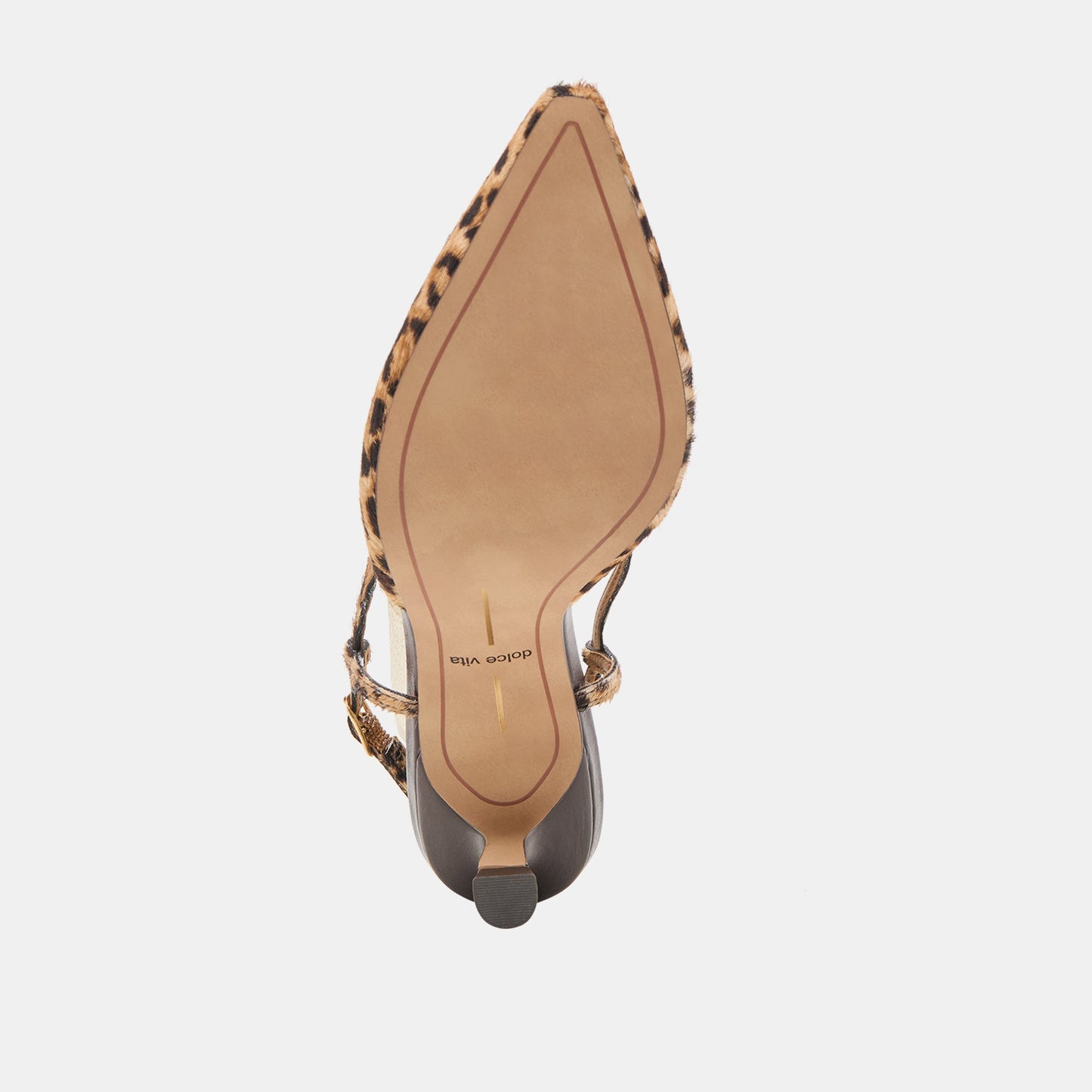 Dolce Vita Odela Dk Leopard Calf Hair Heels