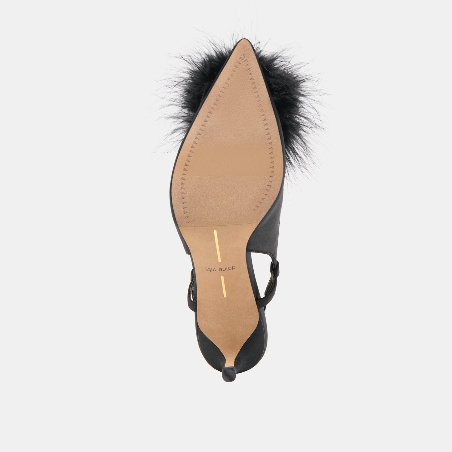 Dolce Vita Kamy Onyx Satin Heels