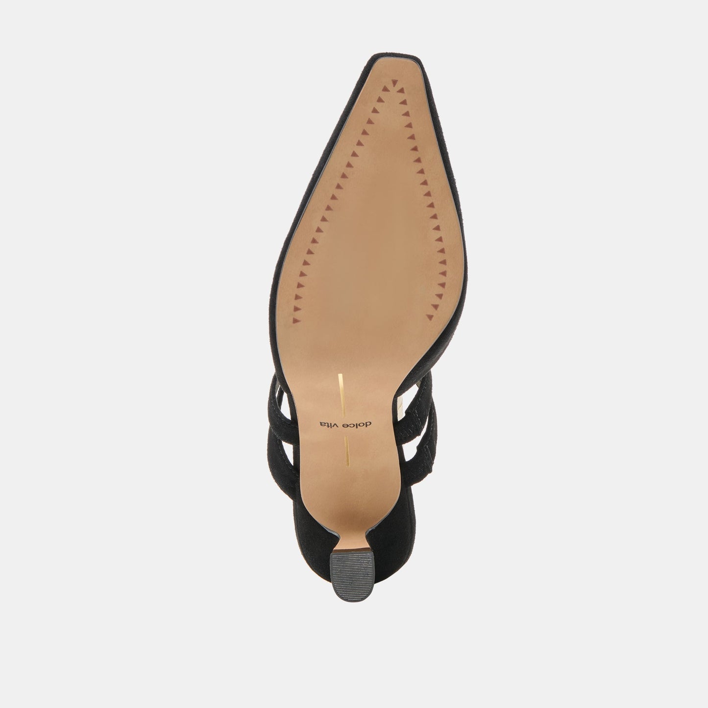 Dolce Vita Linore Onyx Suede Heels