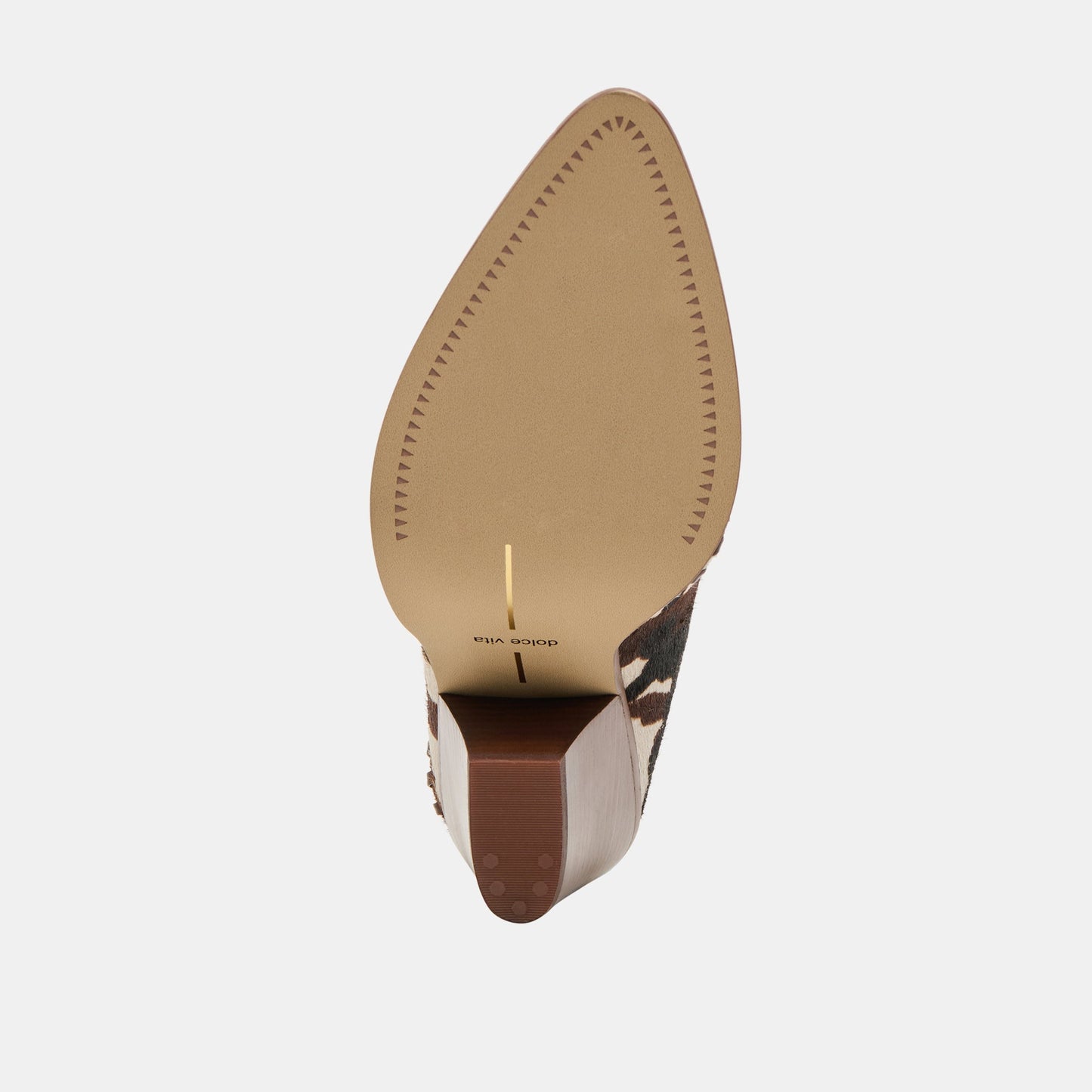 Dolce Vita Jolyn Cocoa Taurus Calf Hair Heels