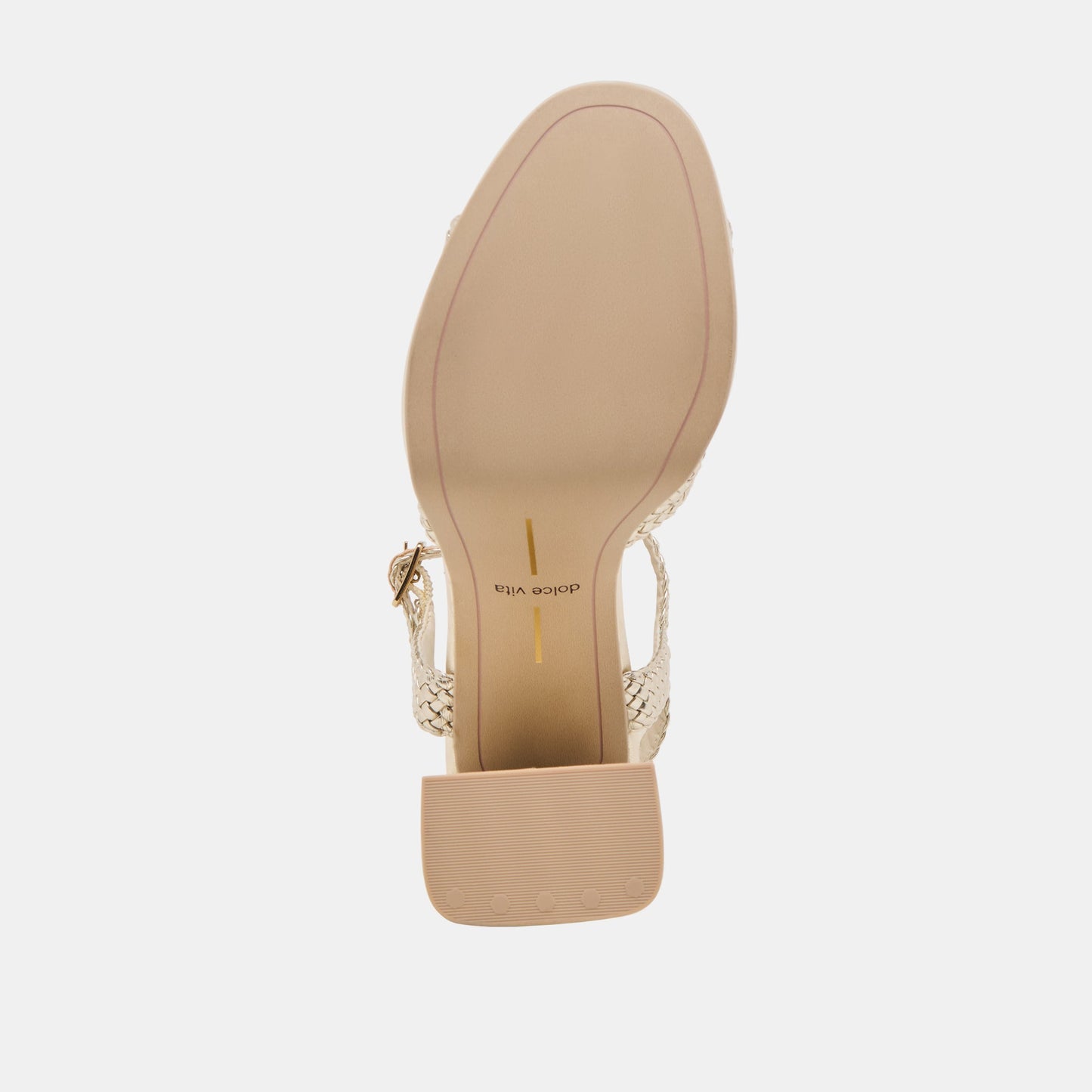 Dolce Vita PEYTEN HEELS LIGHT GOLD WOVEN STELLA