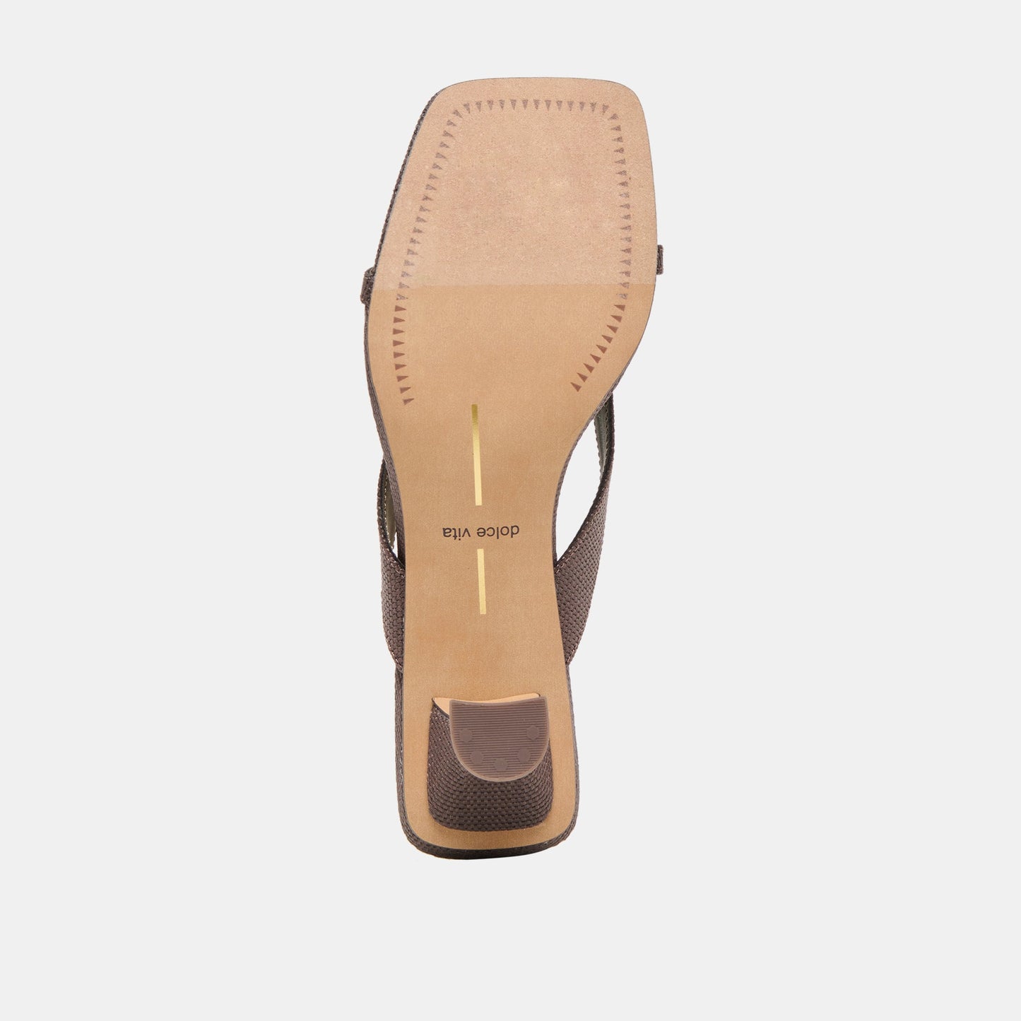Dolce Vita Brevel Chocolate Raffia Heels