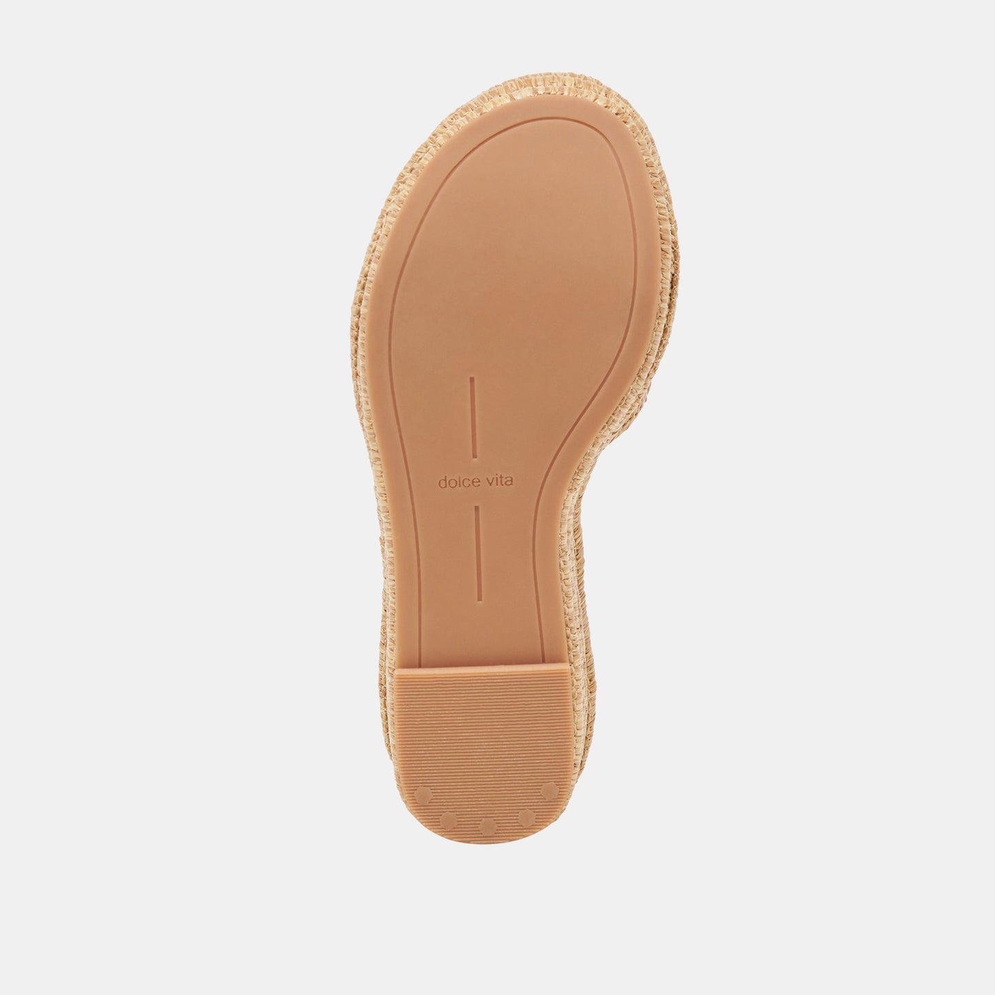Dolce Vita Throne Lt Natural Raffia Wedges