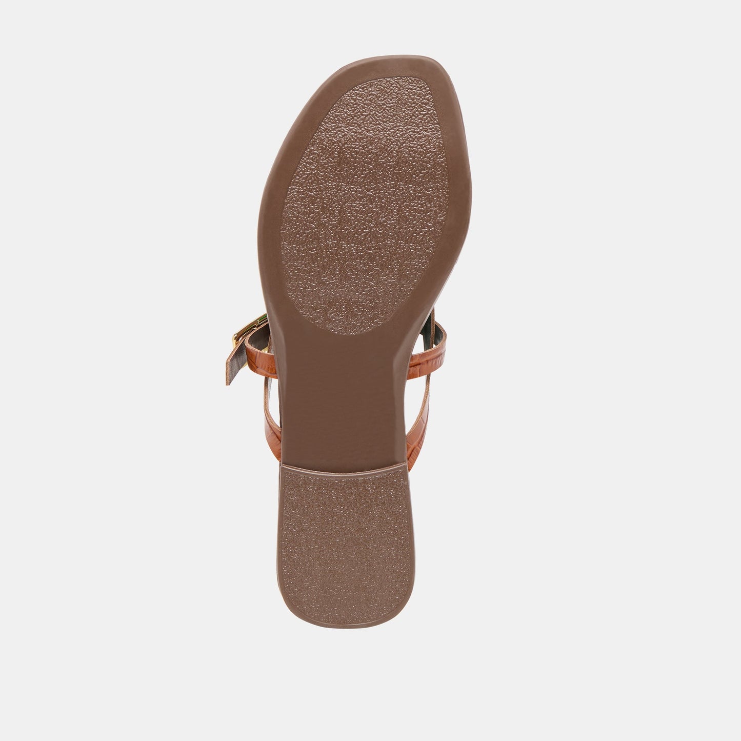 Dolce Vita Piers Cognac Croco Embossed Leather Sandals