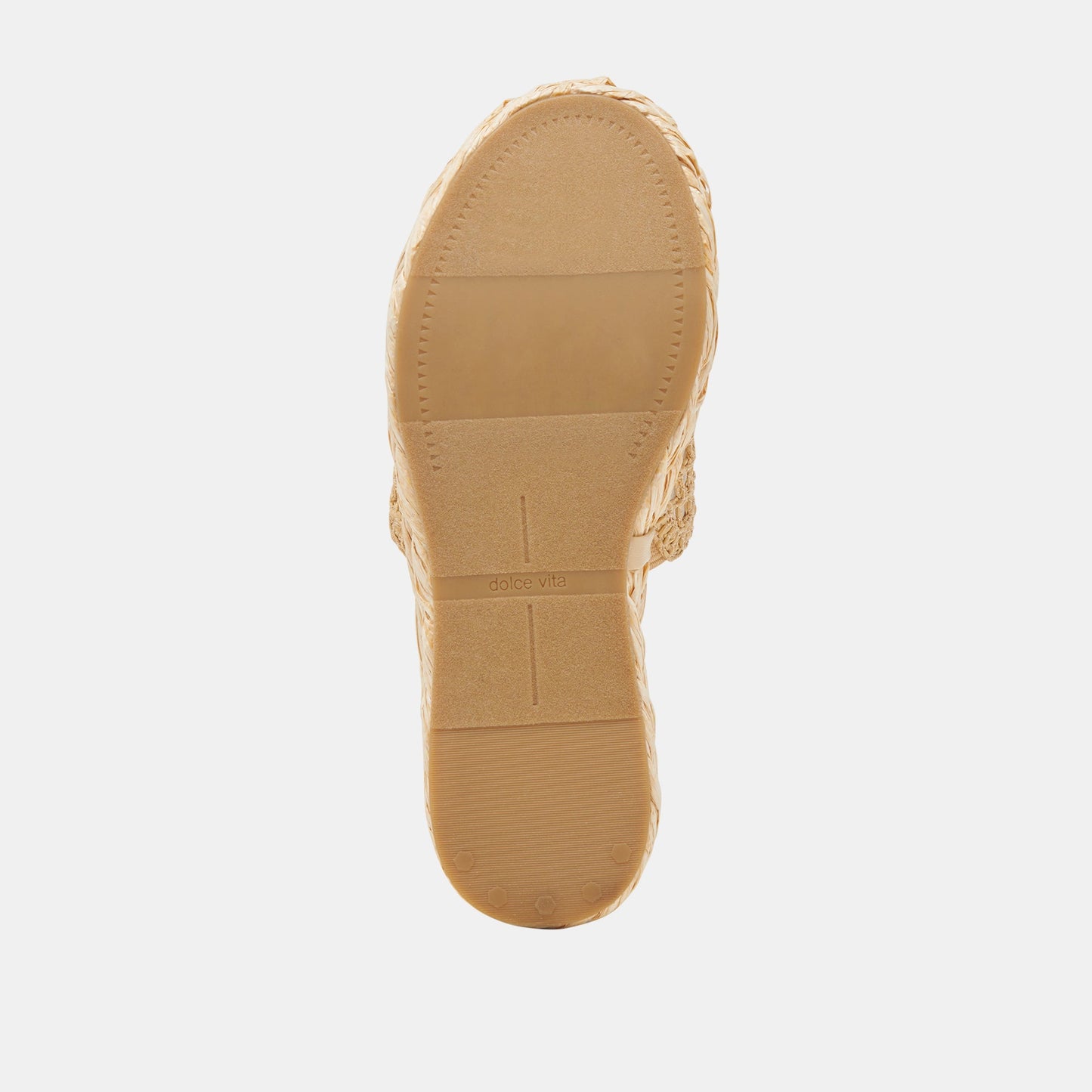 Dolce Vita CHAVI MESH SANDALS NATURAL WOVEN RAFFIA