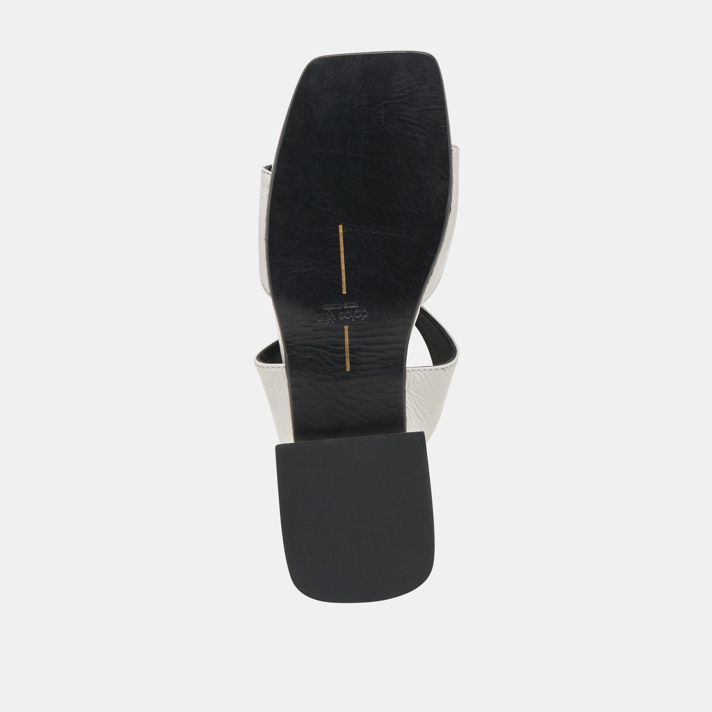 Dolce Vita LAVERN SANDALS OFF WHITE CRINKLE PATENT
