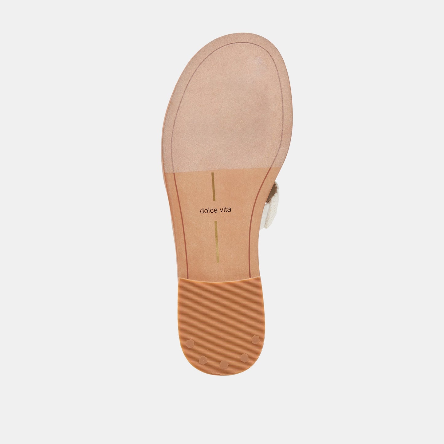 Dolce Vita EMON SANDALS WHITE RAFFIA