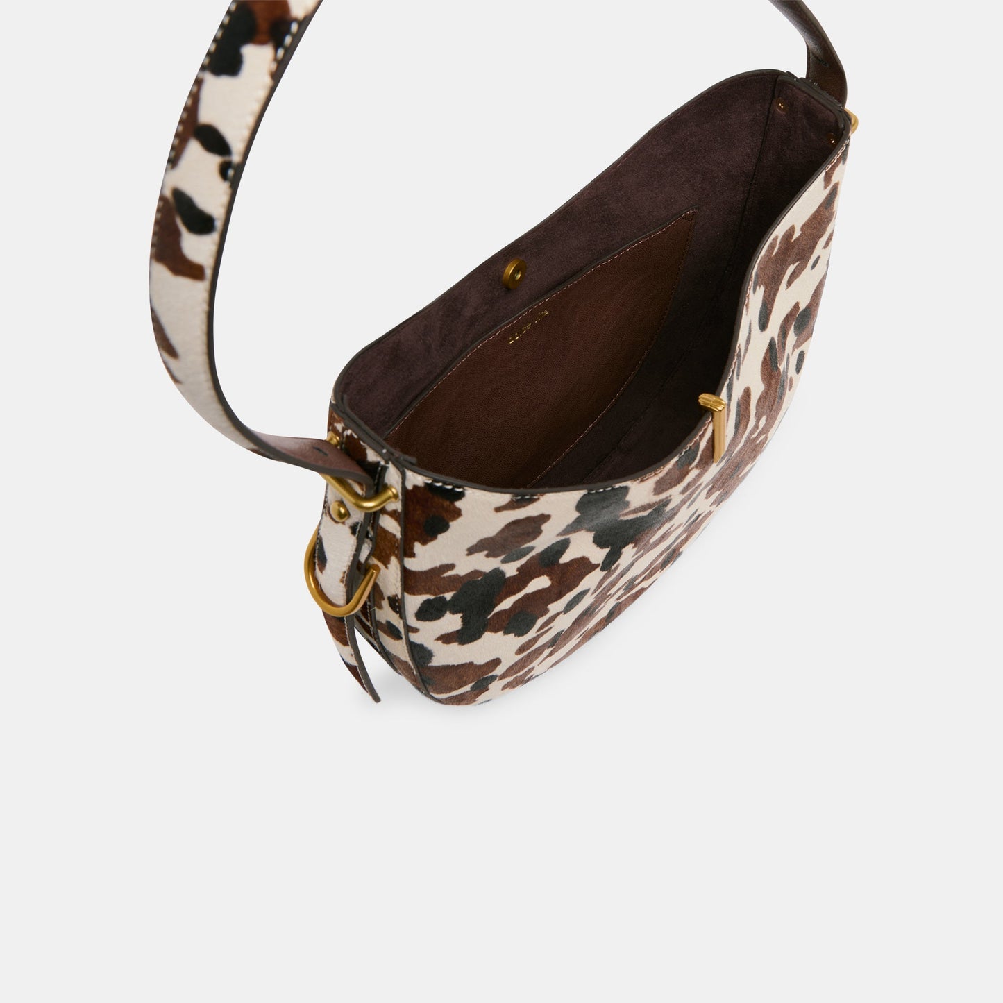 Dolce Vita Bree Cocoa Calf Hair Shoulder Bag