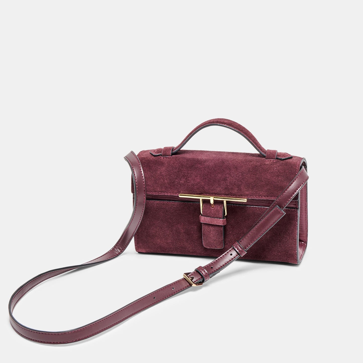 Dolce Vita Zannone Burgundy Suede Crossbody