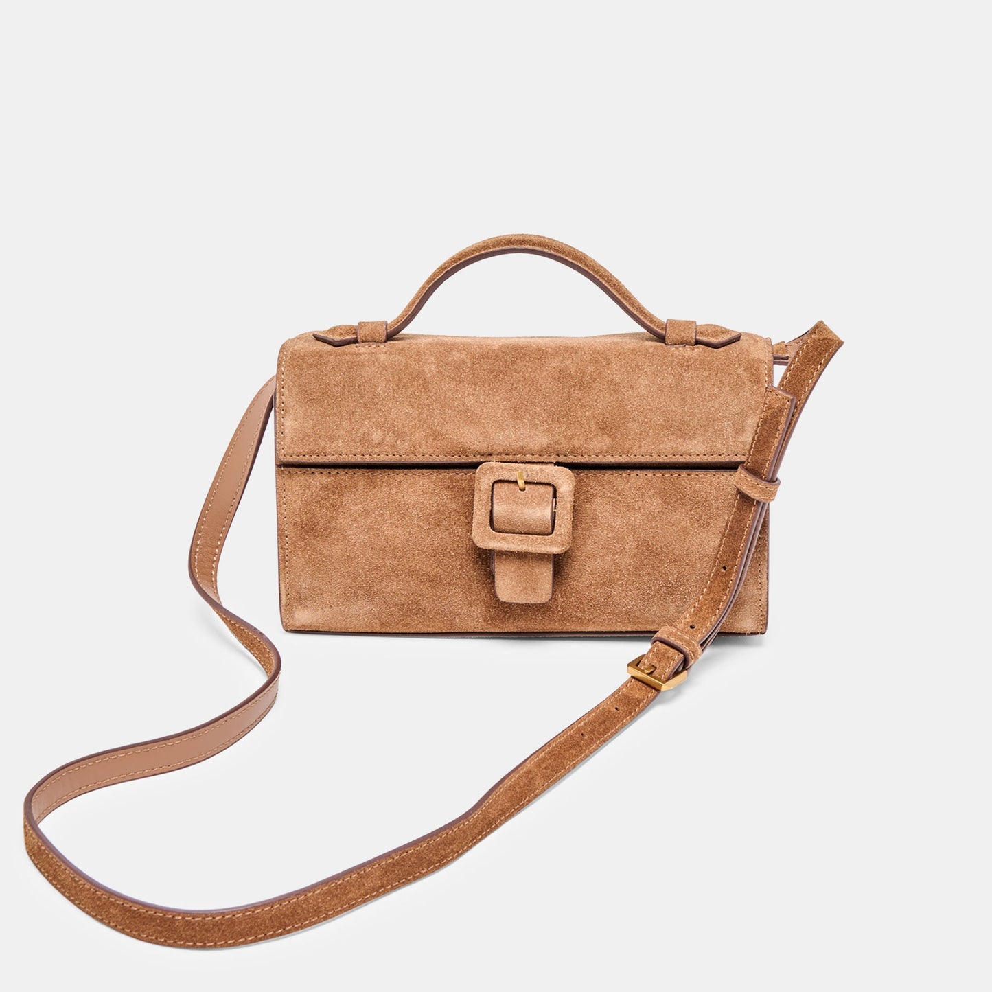 Dolce Vita Chris Camel Suede Crossbody