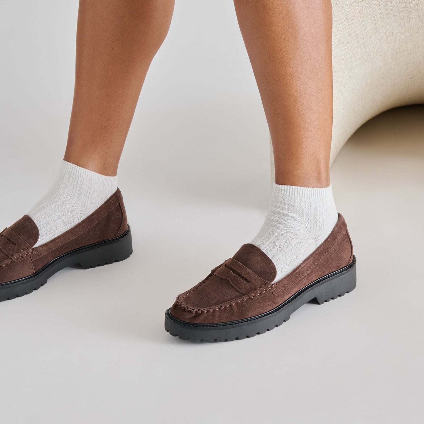 Dolce Vita 3 Pack Cable Anklet Black White Socks