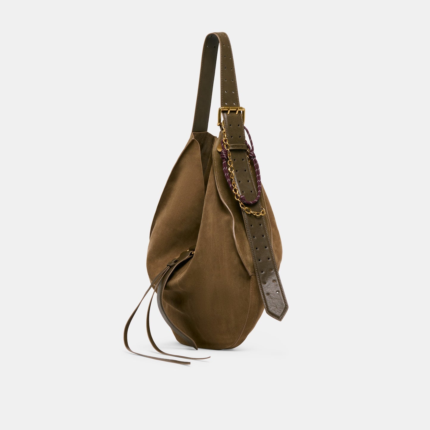 Dolce Vita Rope + Chain Burgundy Multi Bag Charm