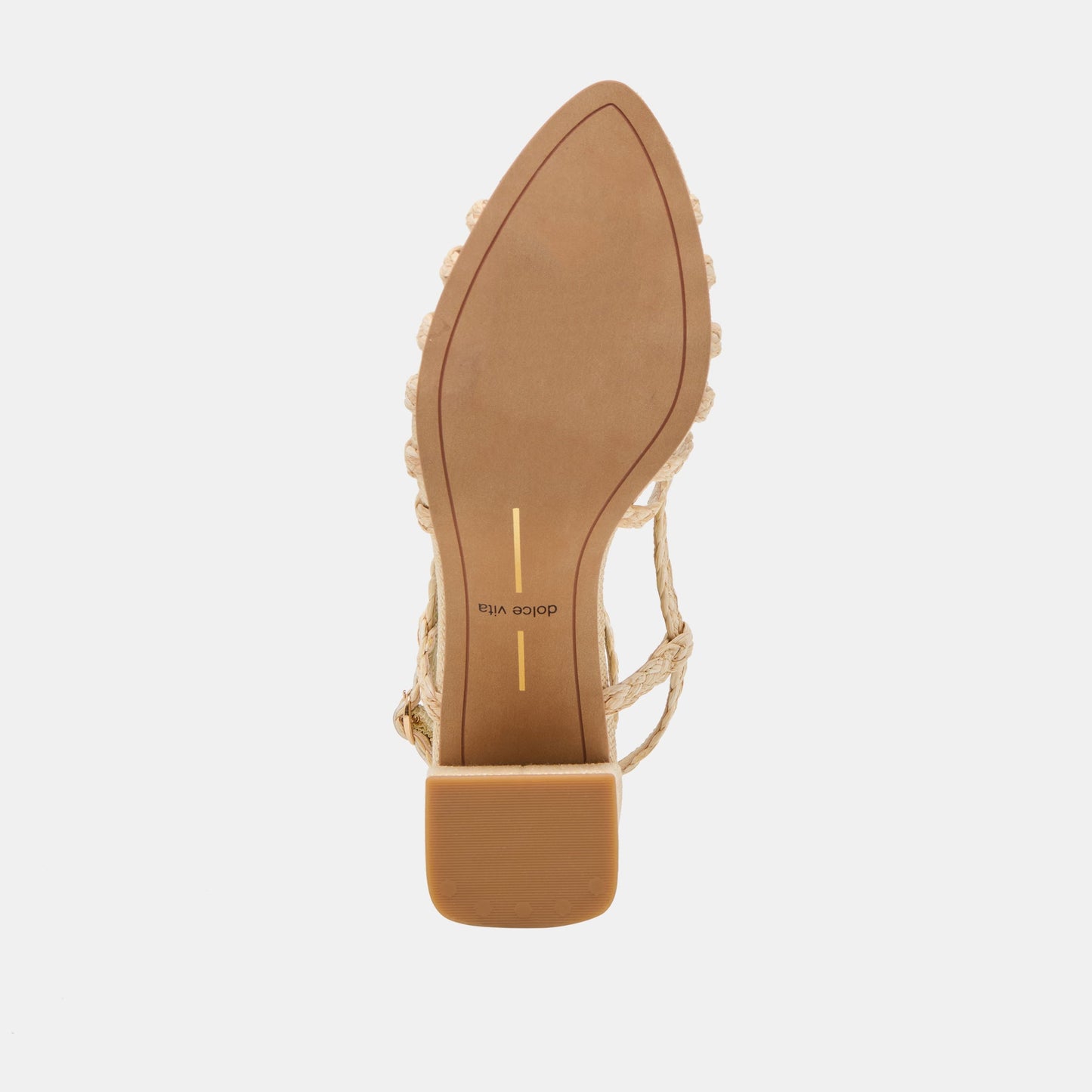 Dolce Vita YASMIN HEELS NATURAL RAFFIA