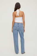 Dynamite Website Shop | Sculpt Halter Top White