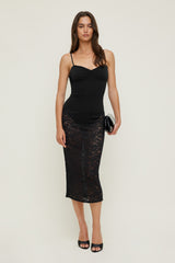 Dynamite Outlet | Twisted Cami Top Black