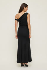 Dynamite On Sale | Kristina Mesh Maxi Dress Black