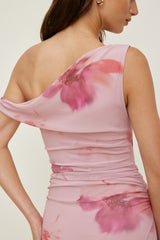 Dynamite Online | Kristina Mesh Maxi Dress Pink