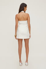 Dynamite Discount | Alaya Linen Mini Dress White