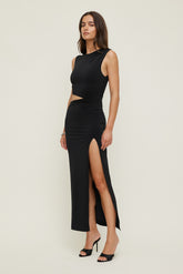 Dynamite Outlets | Elia Sculpt Maxi Dress Black