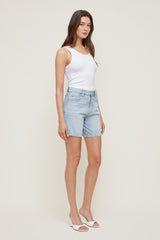 Dynamite Outlet | Harper High Rise Jean Shorts Blue