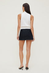 Dynamite Outlets | Akaia Stretch Denim Skort Blue