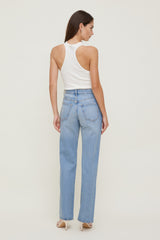 Dynamite Website Shop | Heidi High Rise Wide Leg Jeans Blue