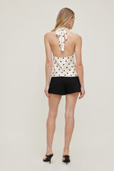 Dynamite On Sale | Penny Asymmetric Mini Skort Black