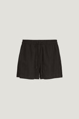 Dynamite US | Linen High Rise Shorts Brown