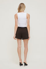 Dynamite Outlet | Airflow Ultra High Rise Shorts Brown