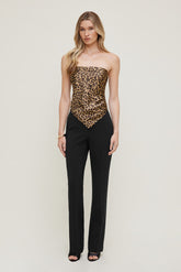 Dynamite Website Shop | Satin Feel Scarf Brown