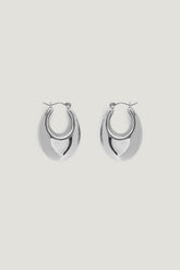 Dynamite US | Elongated Chunky Drop Earrings Gray