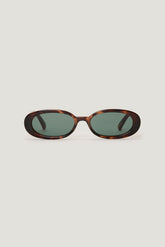 Dynamite Discount | LE SPECS | Outta Love Oval Sunglasses Brown