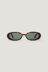 Dynamite Discount | LE SPECS | Outta Love Oval Sunglasses Brown