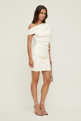 Dynamite Outlet | Jana Crepe Mini Dress White