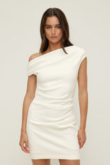 Dynamite Outlet | Jana Crepe Mini Dress White
